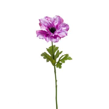 Artificial anemone TAIKI, lilac, 22"/55 cm