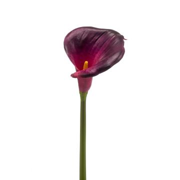 Calla lily silk flower DAISCHI, burgundy-red, 28"/70 cm