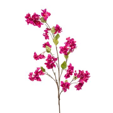 Faux Bougainvillea spray MIKKI with blossoms, fuchsia, 4ft/130 cm