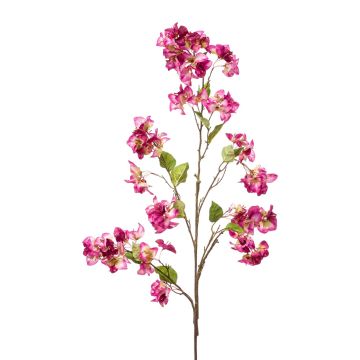 Faux Bougainvillea spray MIKKI with blossoms, purple, 4ft/130 cm