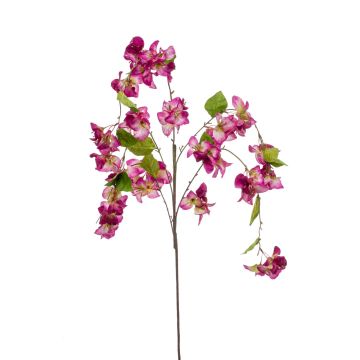 Faux Bougainvillea spray MIKKI with blossoms, purple, 4ft/120 cm