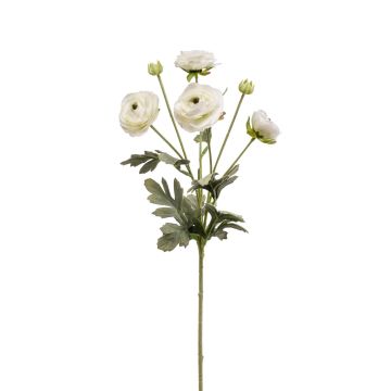 Artificial ranunculus HIBBA, cream, 26"/65 cm