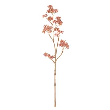 Bodinier's beautyberry fake branch BEYNAC, berries, pink, 18"/45cm