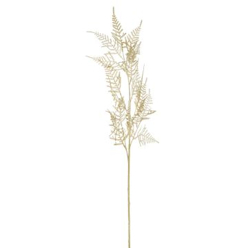 Artificial Asparagus plumosus branch BALLOCH, cream-green, 31"/80cm