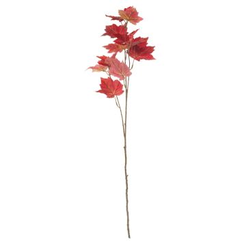 Artificial maple branch PORTREE, red, 3ft/90cm