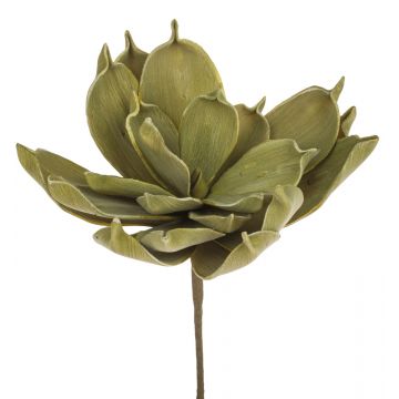 Artificial plant aloe vera LIERA, olive green, 12"/30cm