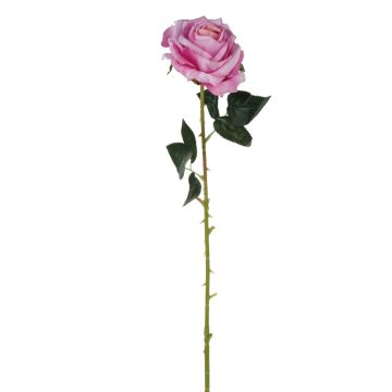 Fake rose ELEAZAR, fuchsia, 26"/65cm, Ø 3.5"/9cm