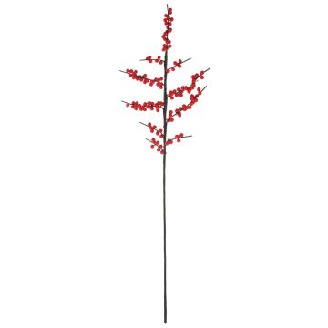 Ilex artificial branch KUNJUAM with berries, red, 31"/80cm