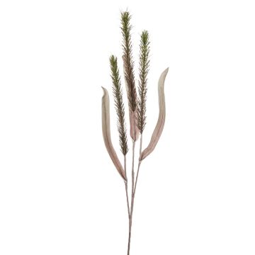 Artificial branch liriope grass TAHA, green-brown, 4ft/120cm