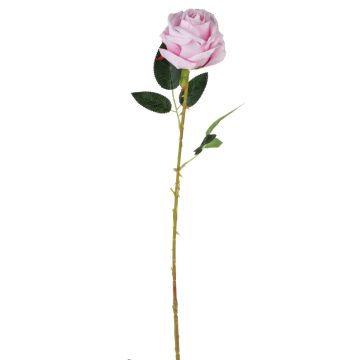 Fake rose ELEAZAR, pink, 26"/65cm, Ø 3.5"/9cm