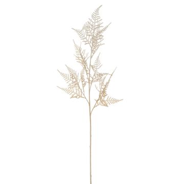 Artificial Asparagus plumosus branch BALLOCH, cream-yellow, 31"/80cm