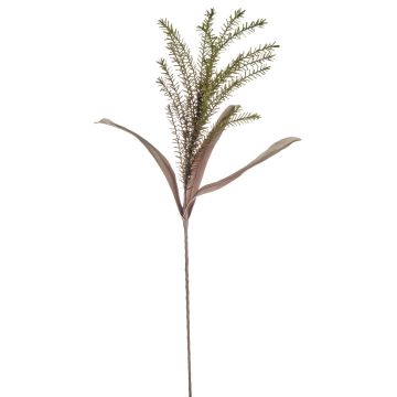 Artificial branch pampas grass VADIM, green-brown, 4ft/110cm