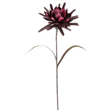 Artificial cactus flower queen of the night MOADI, burgundy, 3ft/90cm