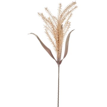 Artificial branch pampas grass VADIM, yellow-white, 4ft/110cm