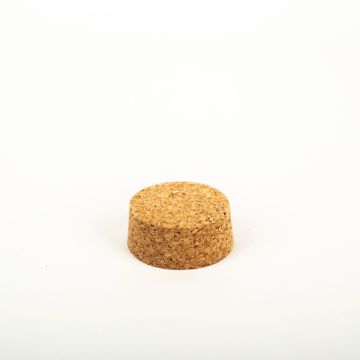 Cork lid SERILDA made of agglomerated cork, natural, 0.8"/2cm, Ø1.9"/4,7/2"/5,1cm