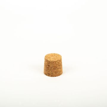 Conical cork stopper SERILDA made of agglomerated cork, natural, 1.2"/3cm, Ø1.2"/3/1.3"/3,4cm