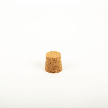 Conical cork stopper SERILDA made of agglomerated cork, natural, 1.1"/2,7cm, Ø0.9"/2,4/1.1"/2,8cm