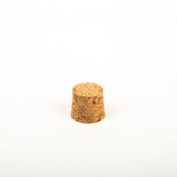Conical cork stopper SERILDA made of agglomerated cork, natural, 1"/2,5cm, Ø1"/2,6/1.2"/3cm