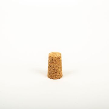 Conical cork stopper SERILDA made of agglomerated cork, natural, 1.3"/3,2cm, Ø0.7"/1,7/0.8"/2,1cm