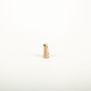 Conical cork stopper ALMEDA made of natural cork, light-coloured, 0.7"/1,8cm, Ø0.2"/0,5/0.3"/0,8cm