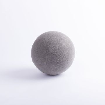 Floral foam ball DEINA for artificial flowers, grey, Ø4.7"/12cm