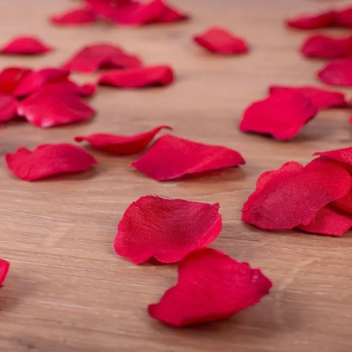 Rose petals and blossoms
