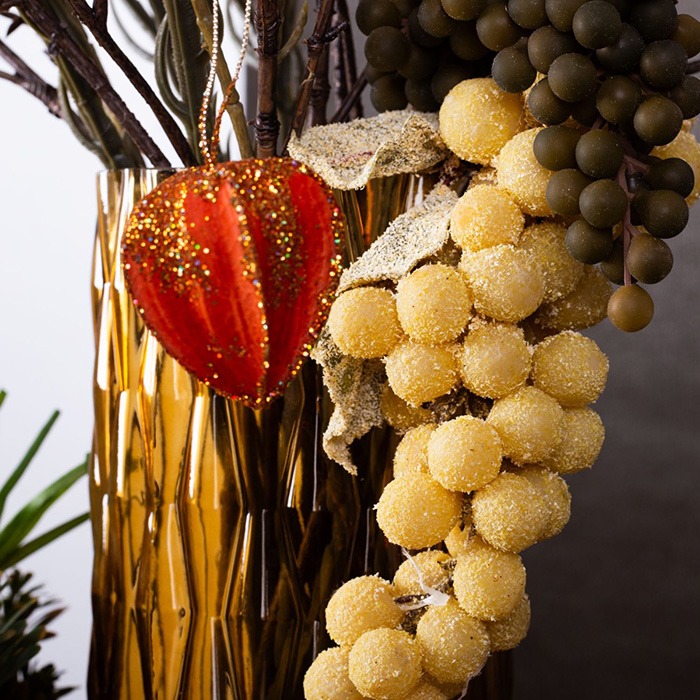 Fake fruit decorations