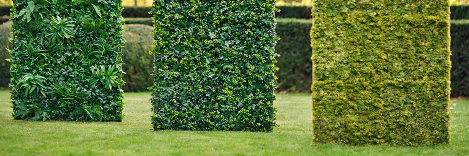 Artificial hedges that look real