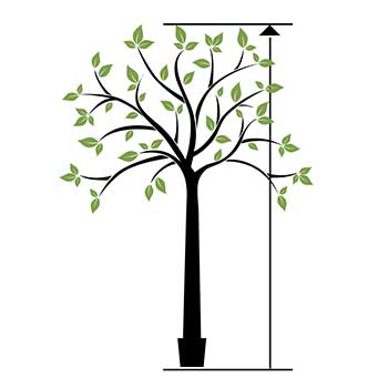 Artificial trees from 300 cm