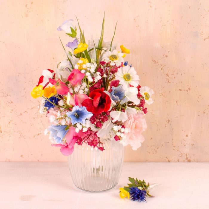 Meadow flower bridal bouquet for Heidi