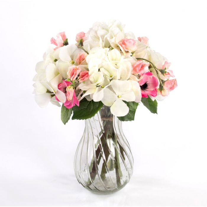 Bouquets of hydrangeas