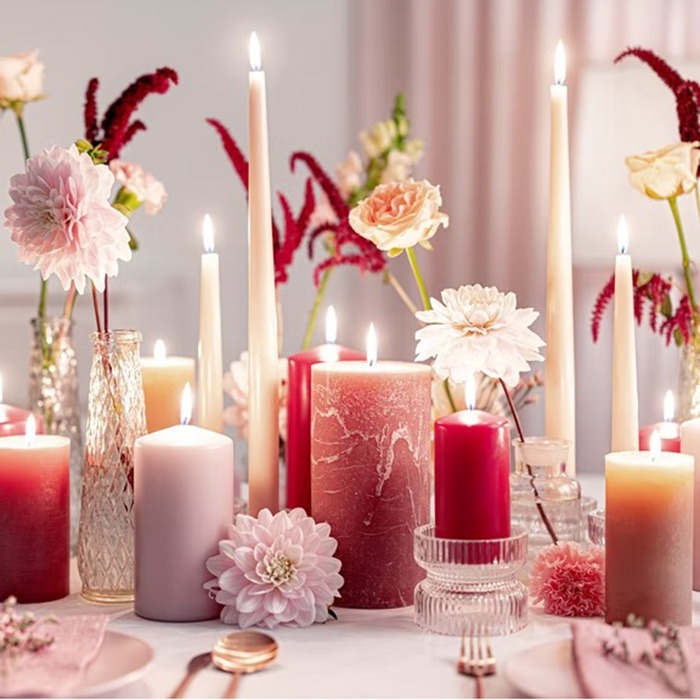 Candle DIY decorations