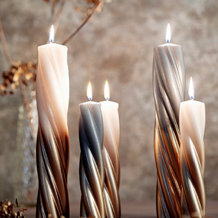 Twisted candles
