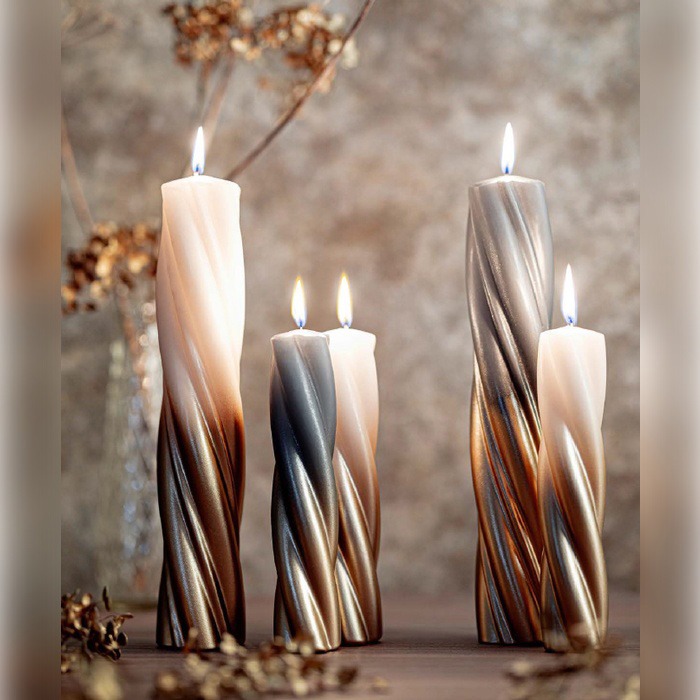 Twisted candles