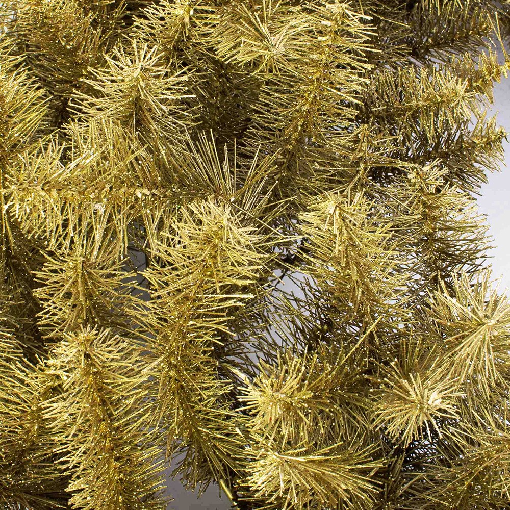 Gold-coloured Christmas trees