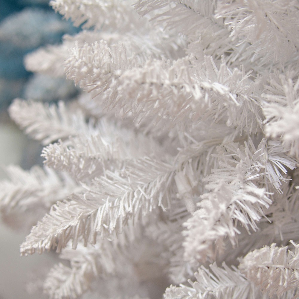 White Christmas trees