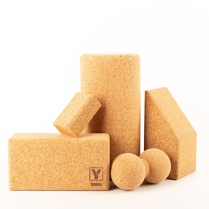Cork yoga blocks