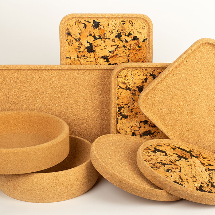 Cork trays