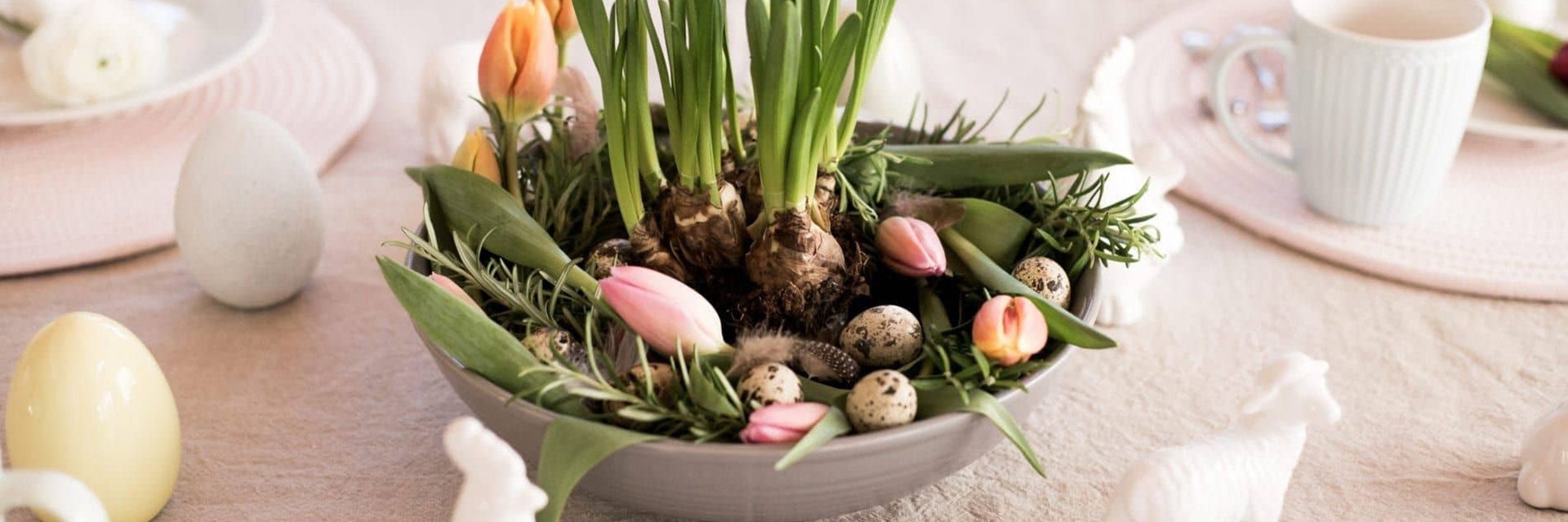 Everything for Easter table decorations
