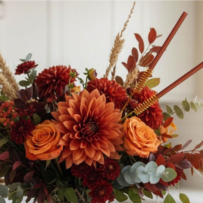Artificial flowers for Halloween