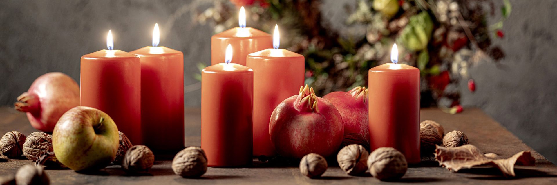 Table decorations for Harvest Festival
