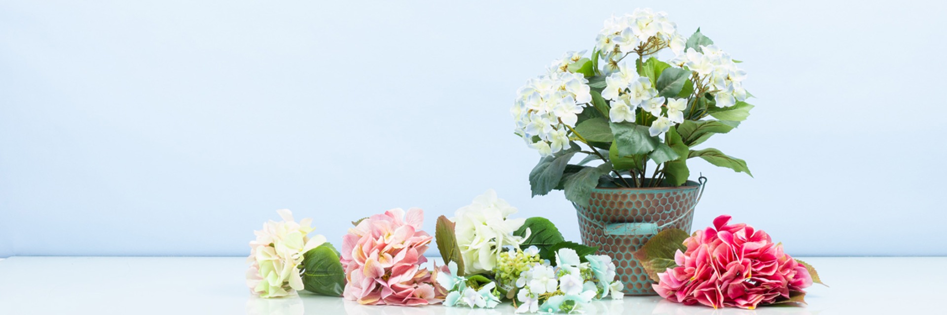 Artificial hydrangeas that look real