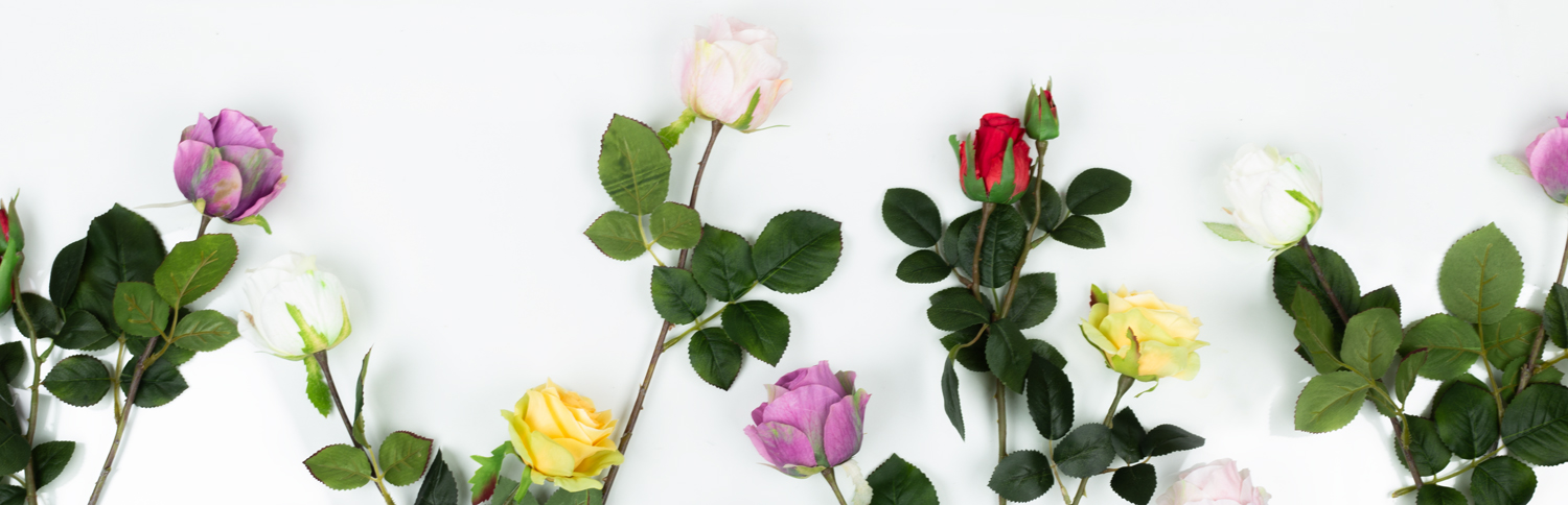 Artificial roses that look real