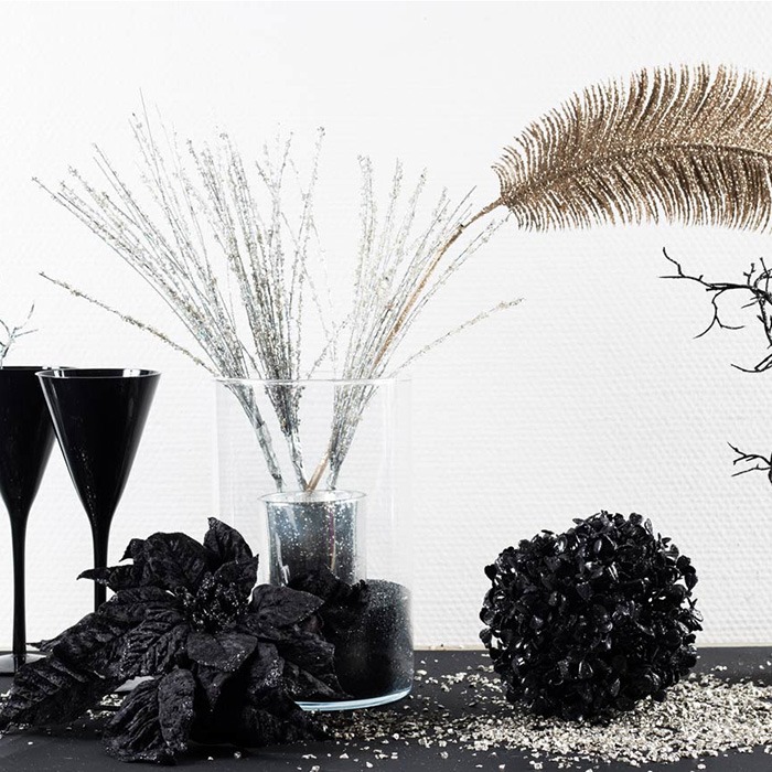 New Year table decorations